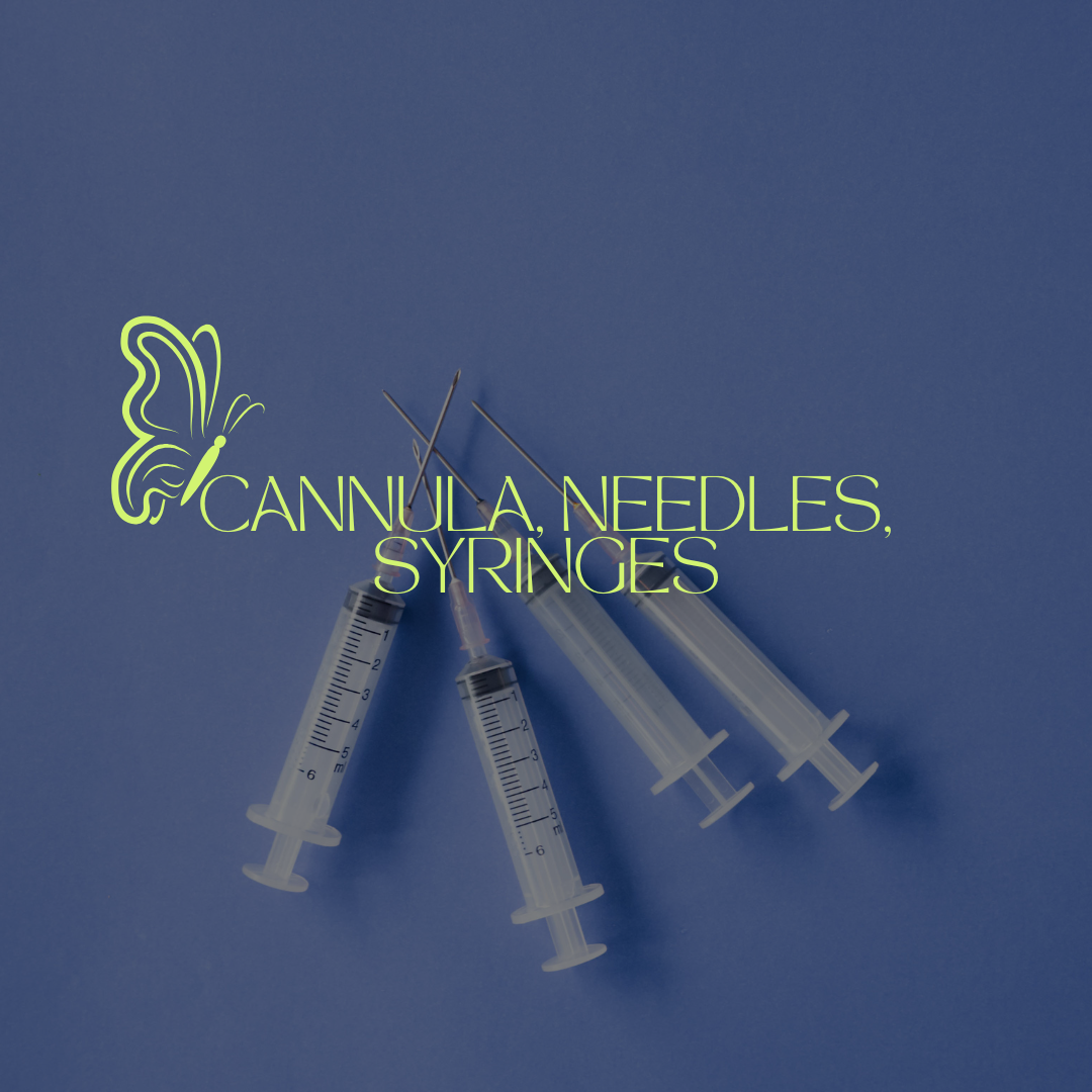 Cannula, Needles, Syringes